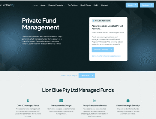 Lion Blue Pty Ltd [ lionbluepty.com scam ]